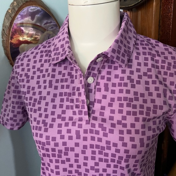 Nike Women's Dri-FIT Printed Golf Polo - Picture 2 of 16